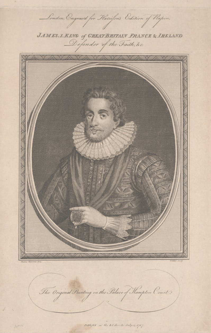 James I by Paul van Somer
