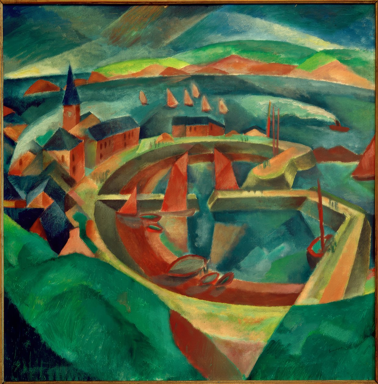 Harbor by Paul Adolf Seehaus