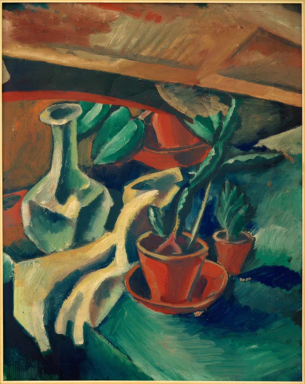 Cacti and Carafe by Paul Adolf Seehaus