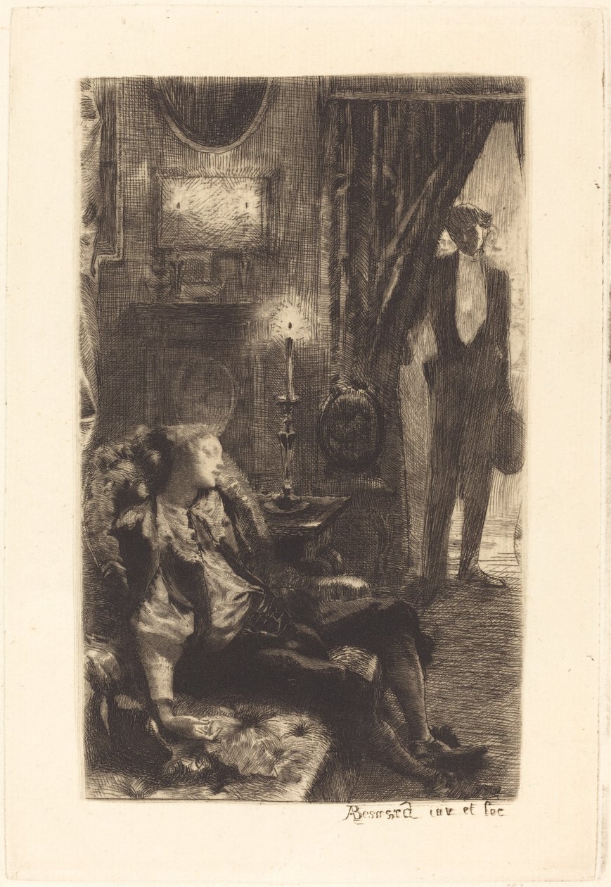 Iza Sleeping by Paul Albert Besnard
