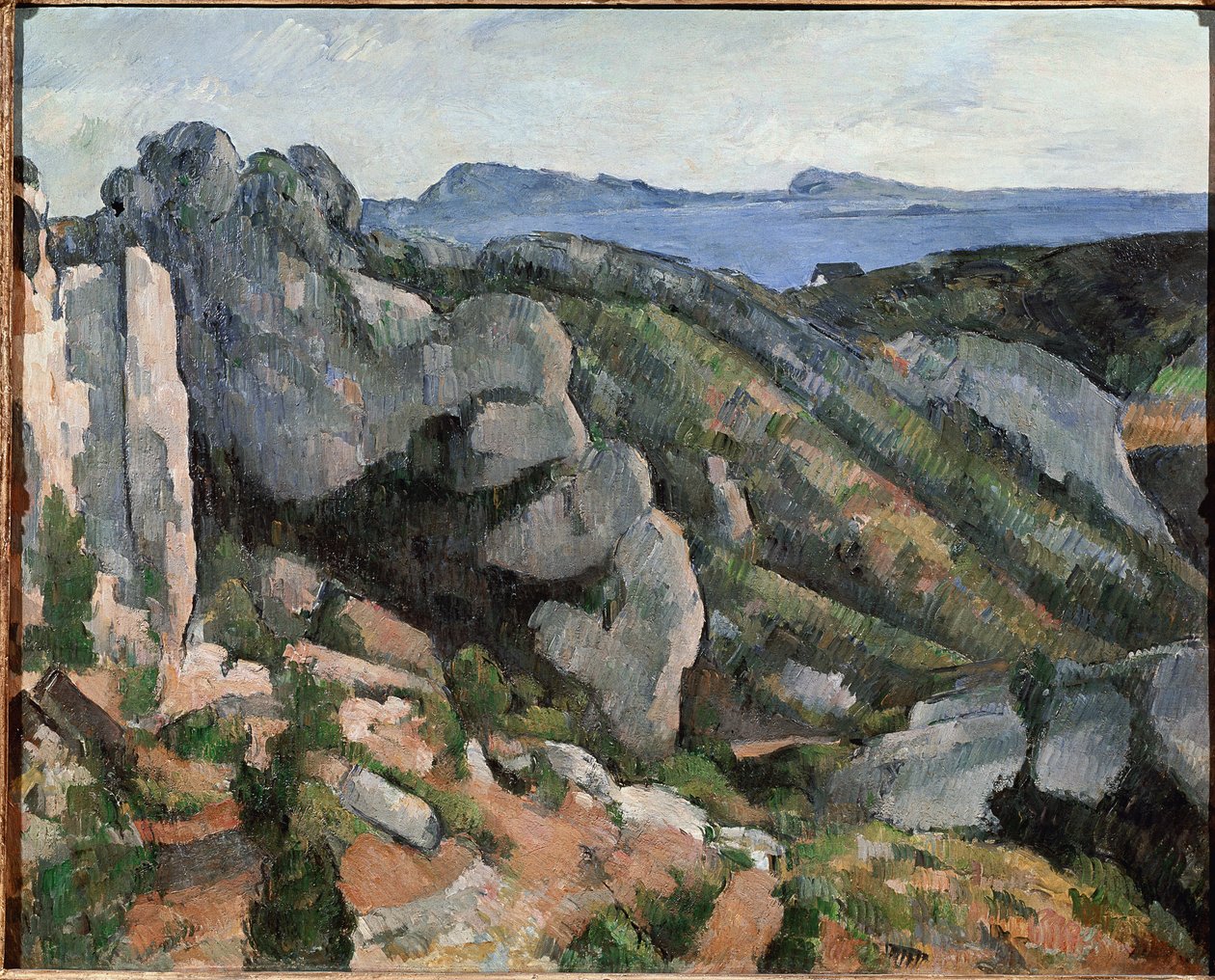 Rocks at the Estaque by Paul Cézanne