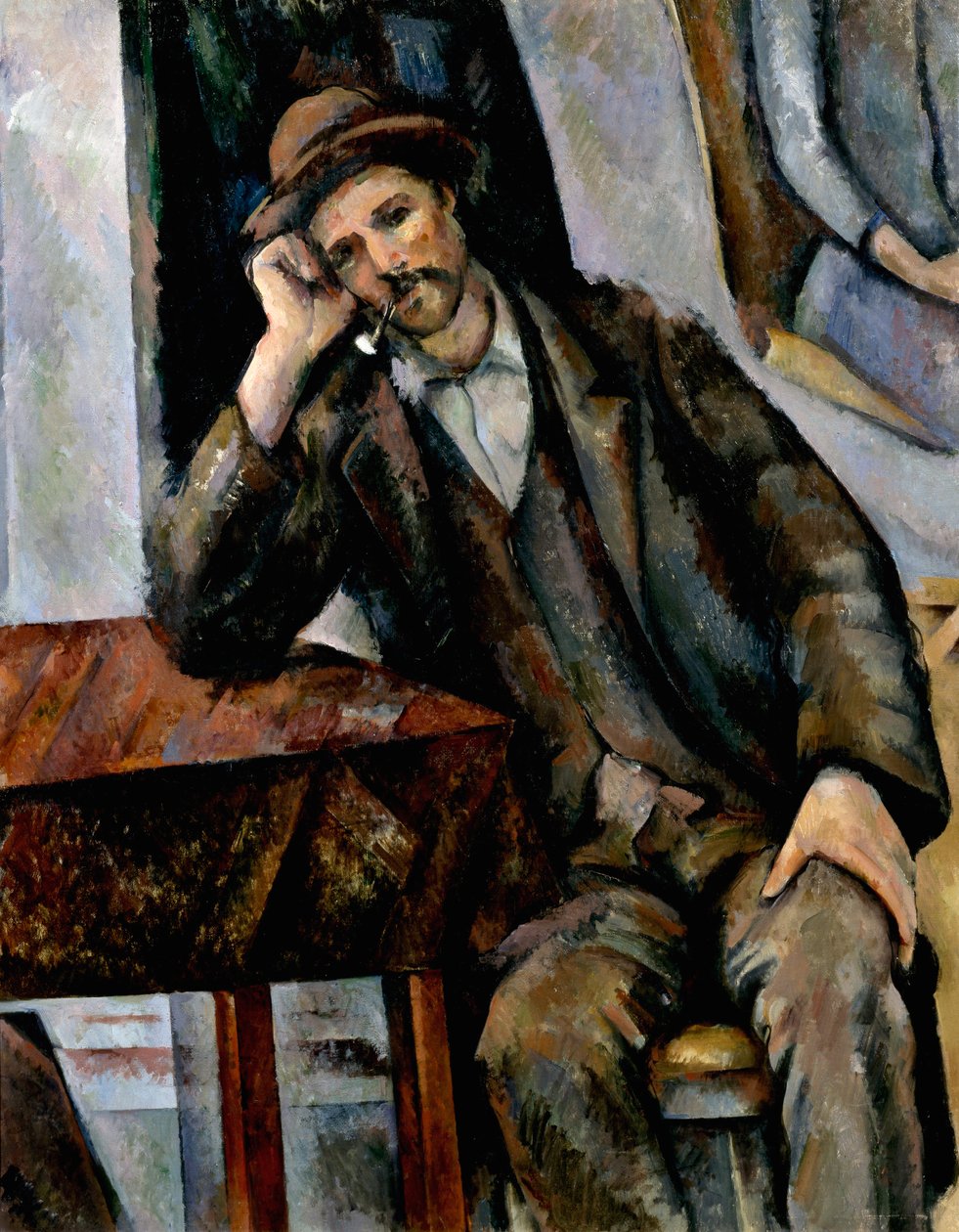 A Smoker by Paul Cézanne