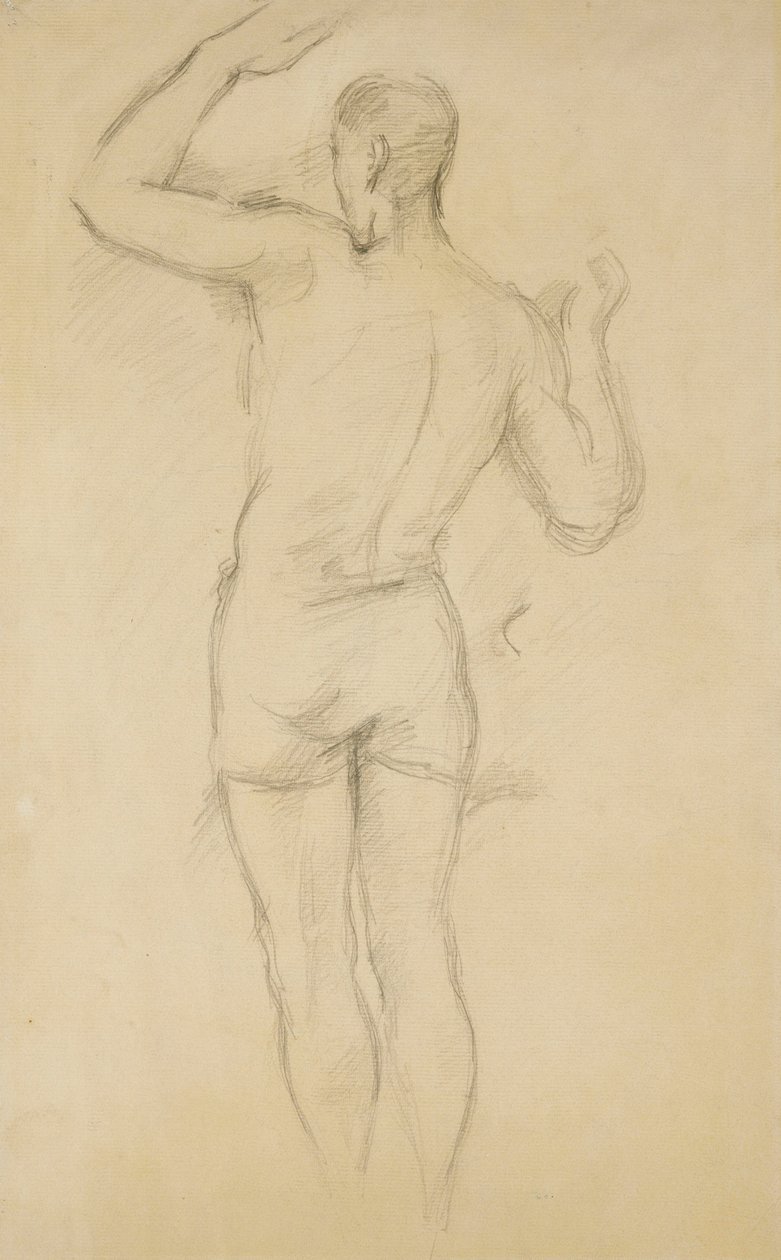 Bather Standing by Paul Cézanne