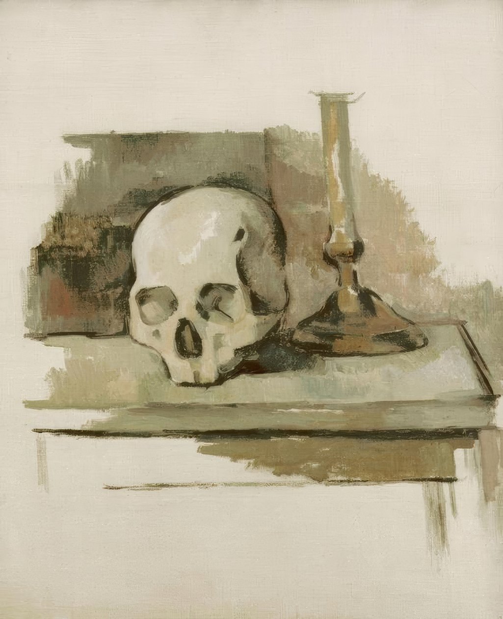 Skull by Paul Cézanne