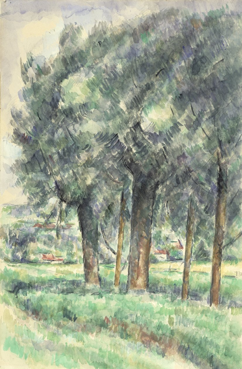 Group of Trees by Paul Cézanne