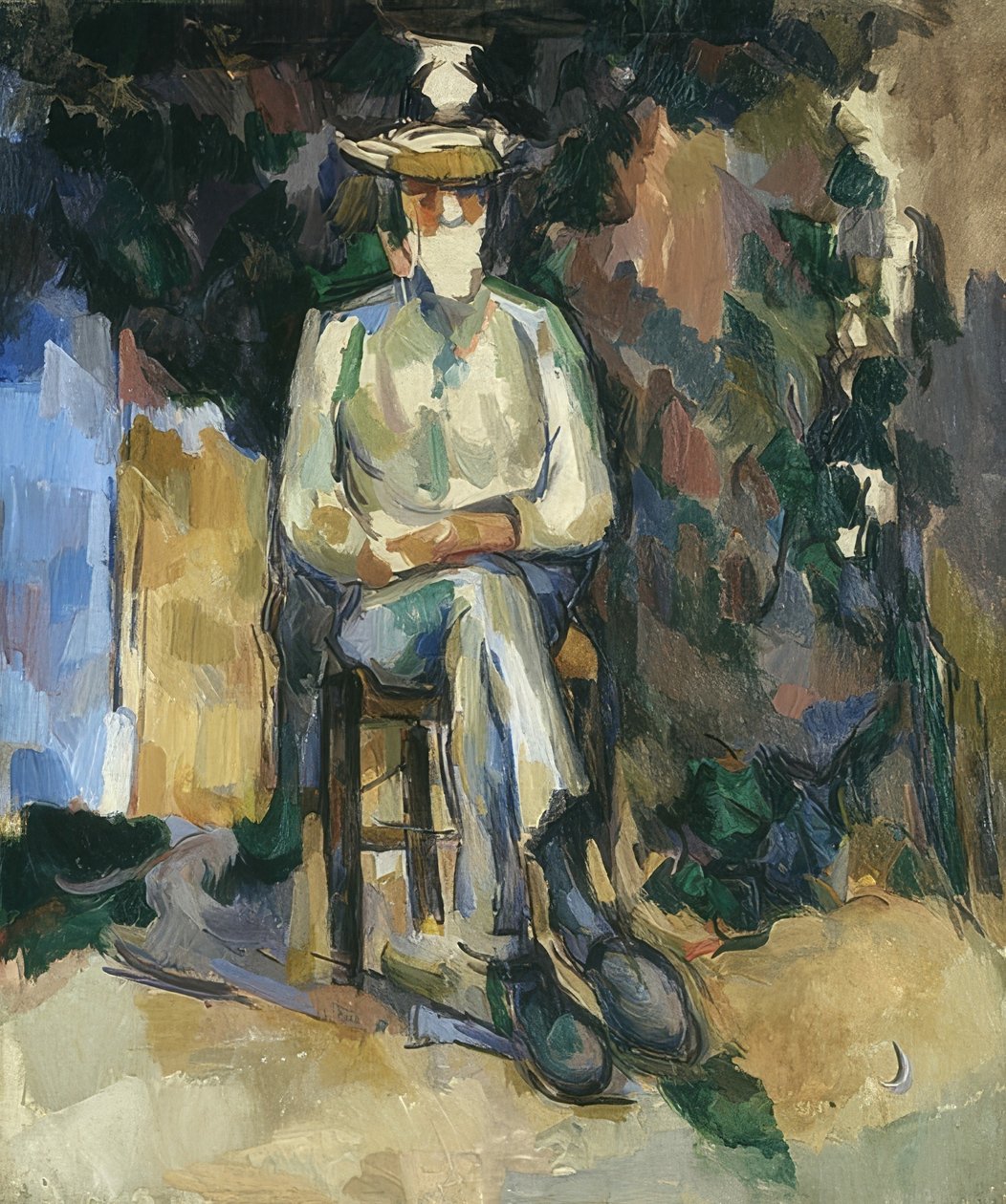 The Gardener Vallier by Paul Cézanne