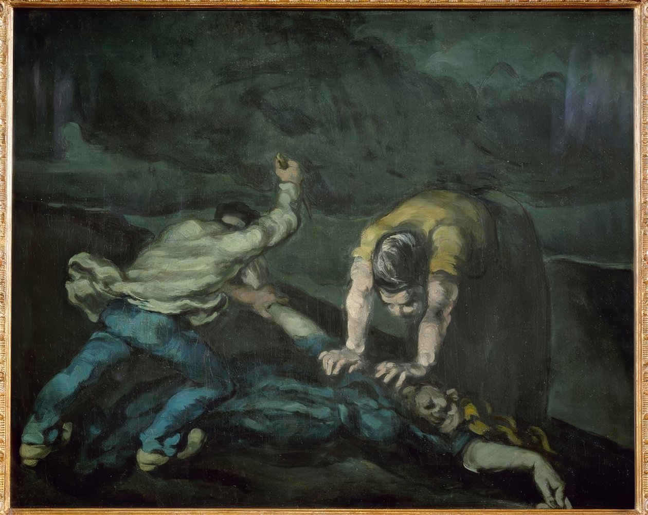 The Murder by Paul Cézanne