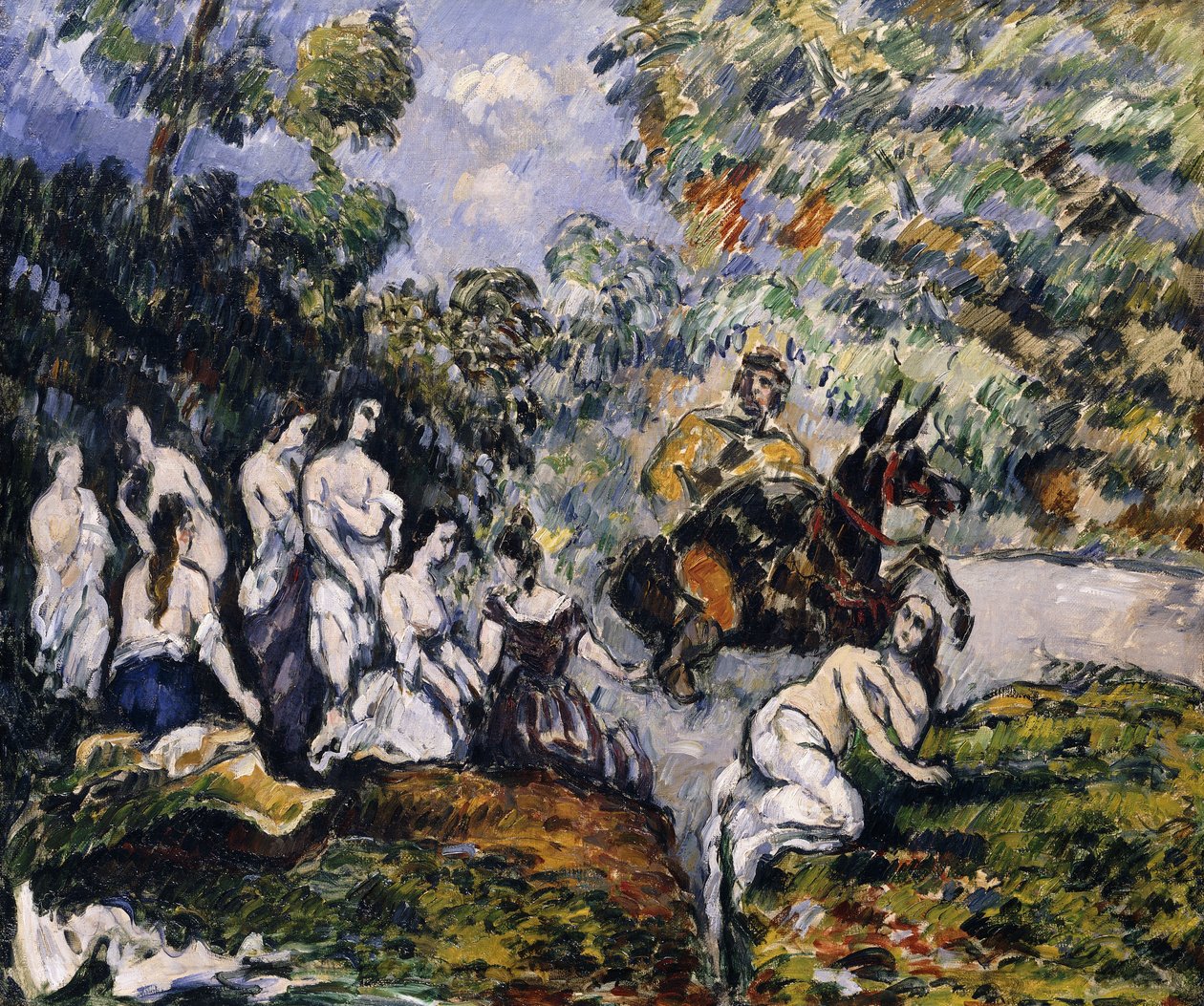 Legendary Scene by Paul Cézanne