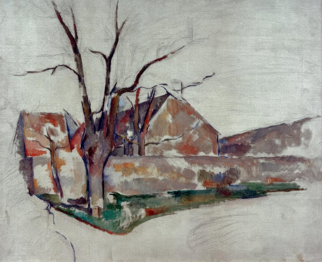 Winter Landscape by Paul Cézanne