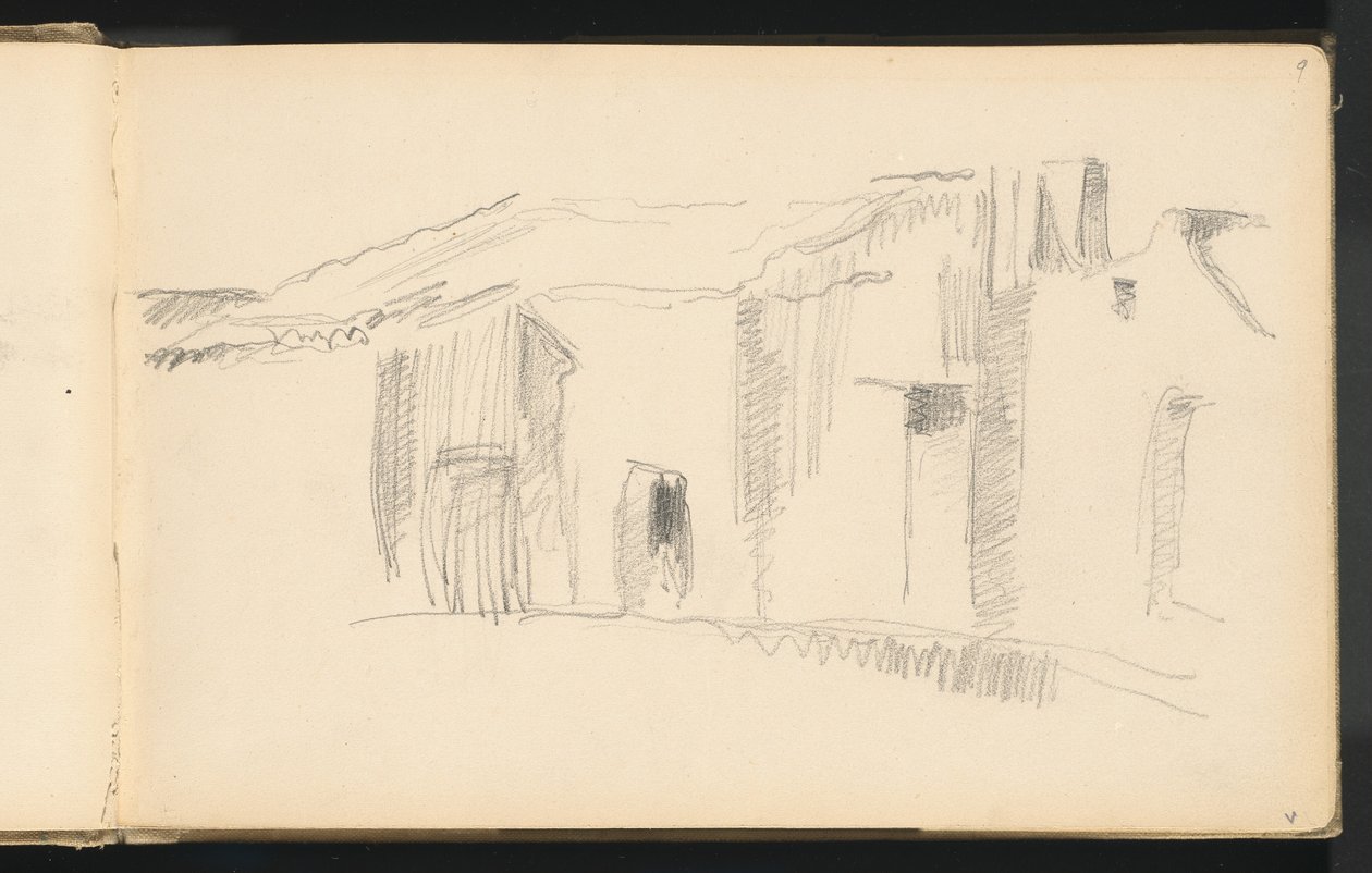 Study of Houses by Paul Cézanne