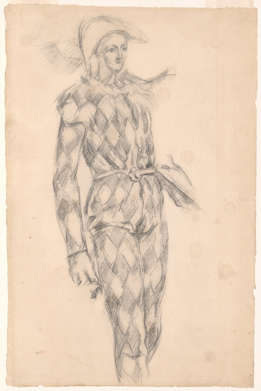 Study of a Harlequin by Paul Cézanne