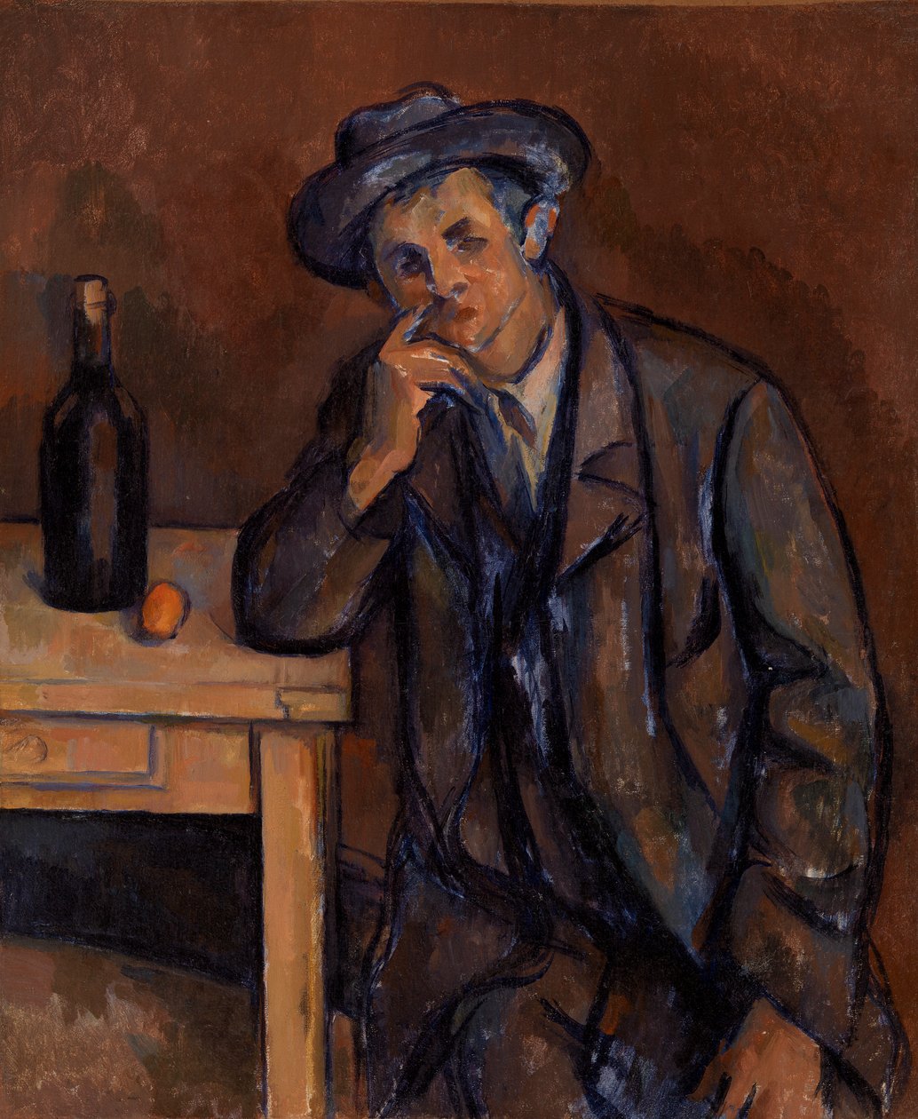 The Drinker by Paul Cézanne