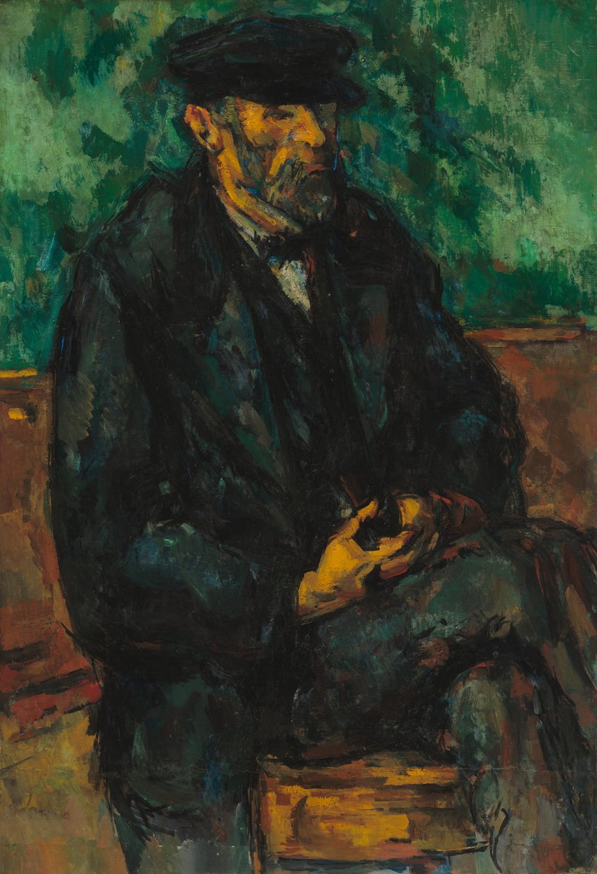 The Gardener Vallier by Paul Cézanne