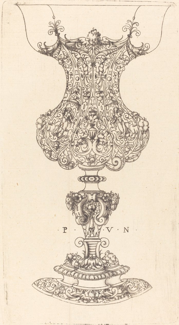 Ornamented Vase by Paul Flindt II