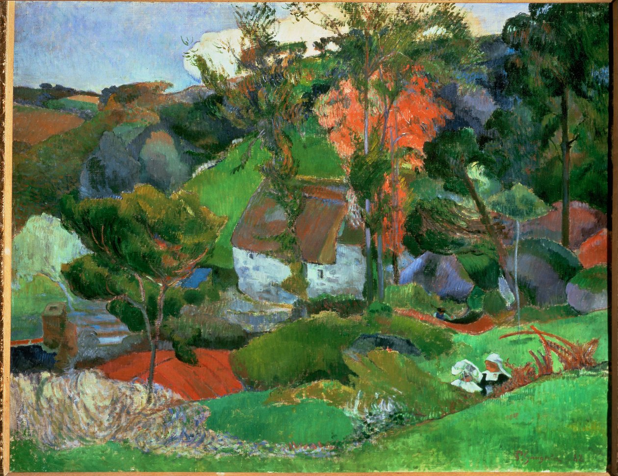 Aven Running Through Pont-Aven by Paul Gauguin
