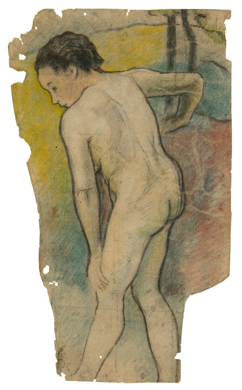 Breton Bather by Paul Gauguin