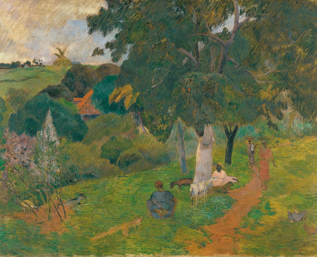 Coming and Going, Martinique, 1887 by Paul Gauguin
