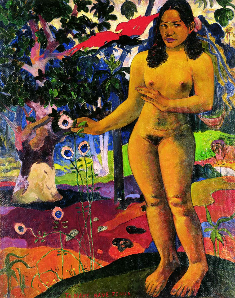 Delightful Land (Te Nave Nave Fenua) by Paul Gauguin