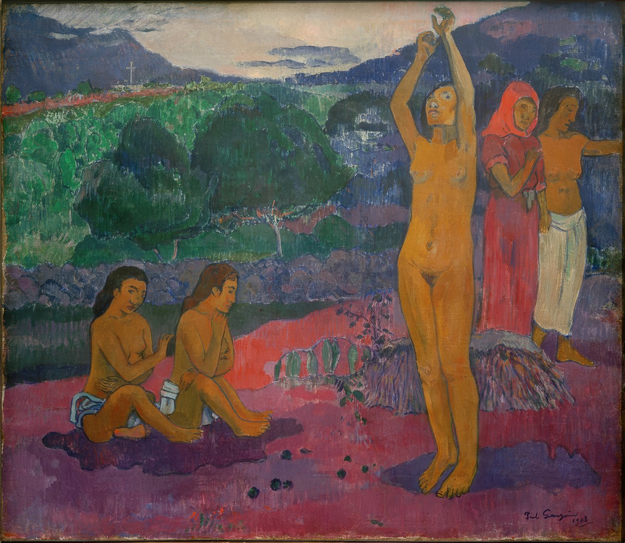 The Summoning by Paul Gauguin