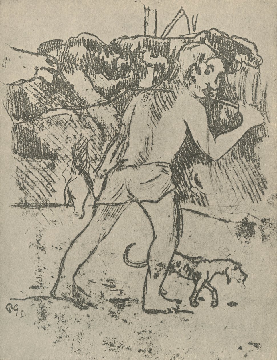 Drawing by Paul Gauguin