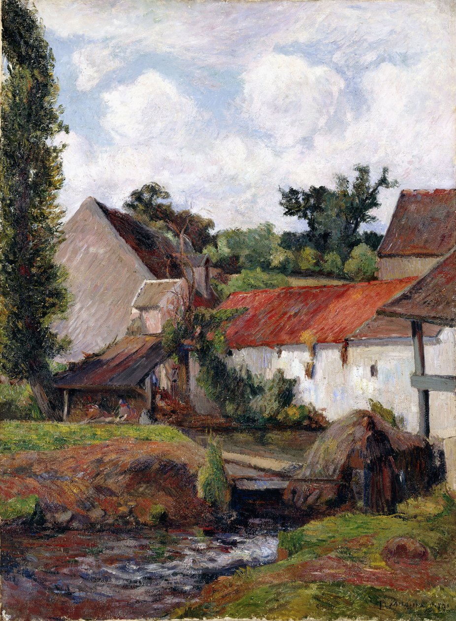 Farm at Osny by Paul Gauguin