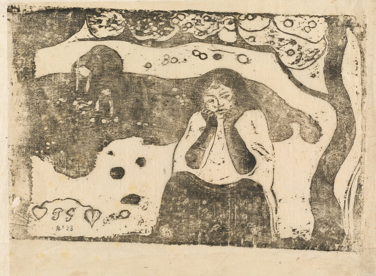 Human Sorrow by Paul Gauguin
