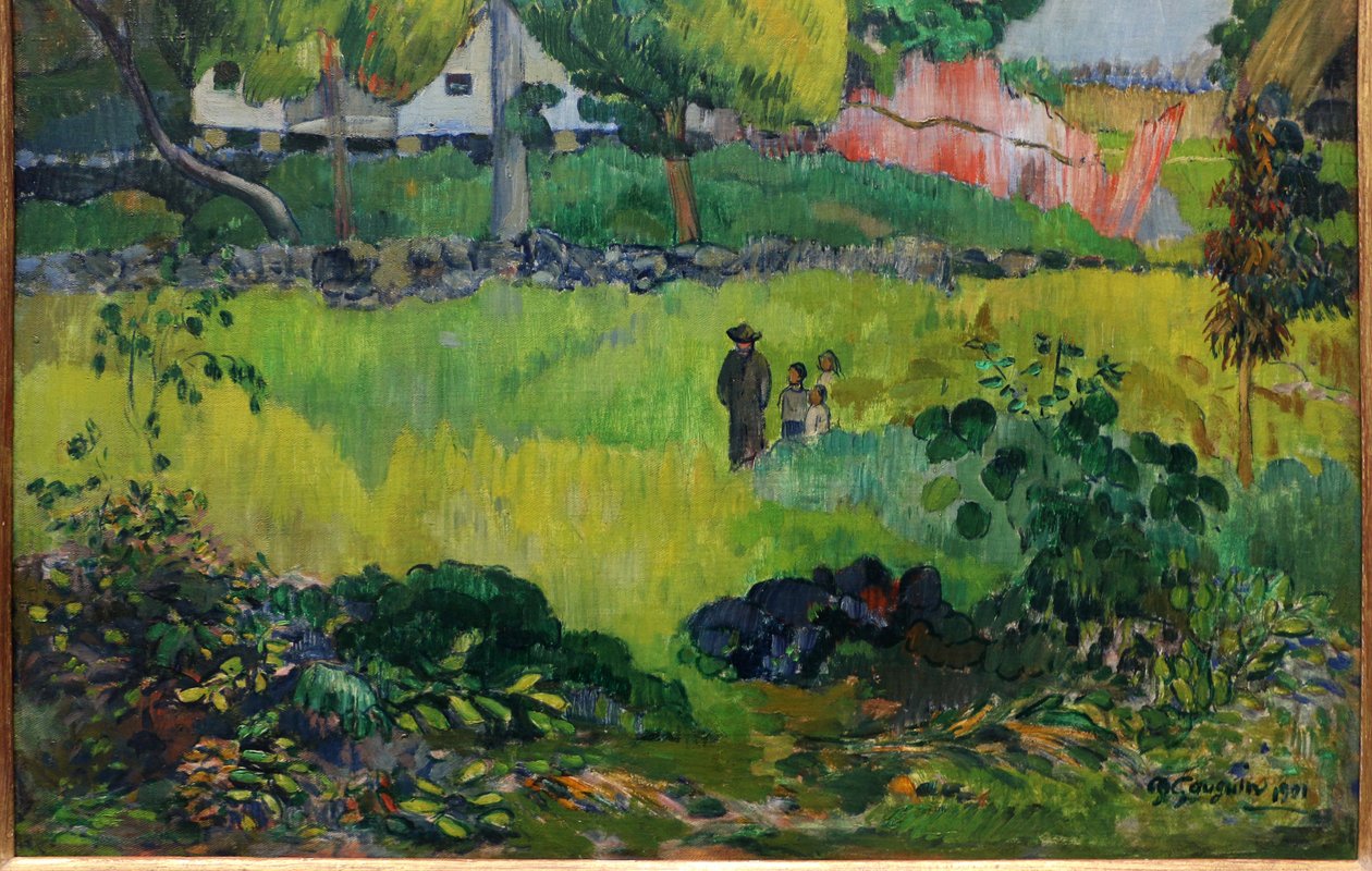 Landscape by Paul Gauguin