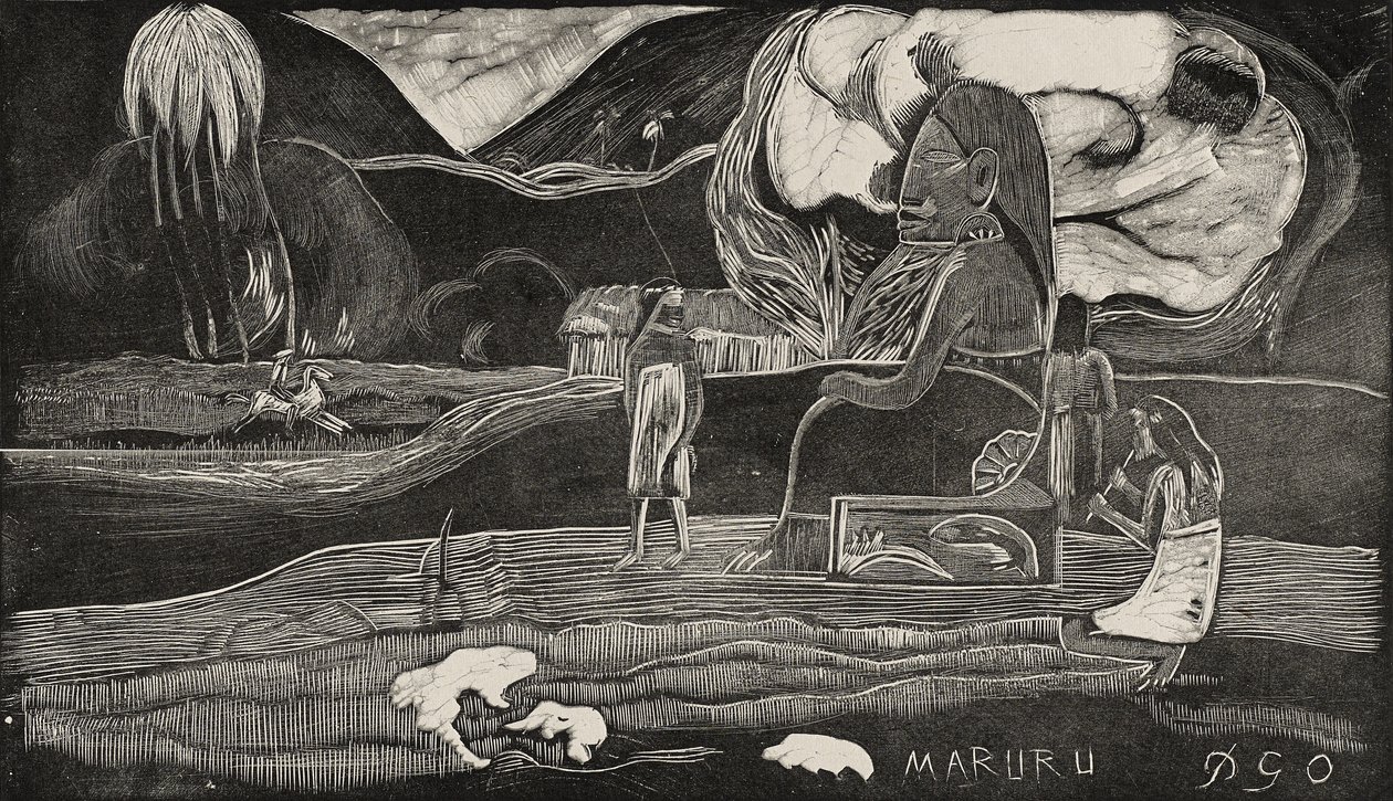 Maruru (Offerings of gratitude) by Paul Gauguin