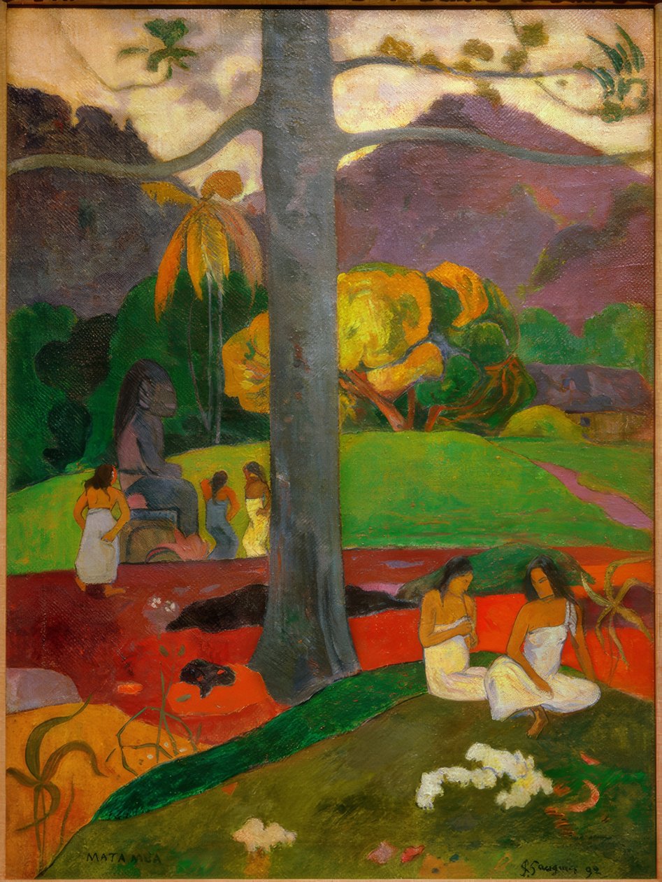 Mata Mua by Paul Gauguin