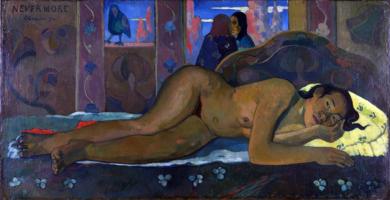 Nevermore by Paul Gauguin