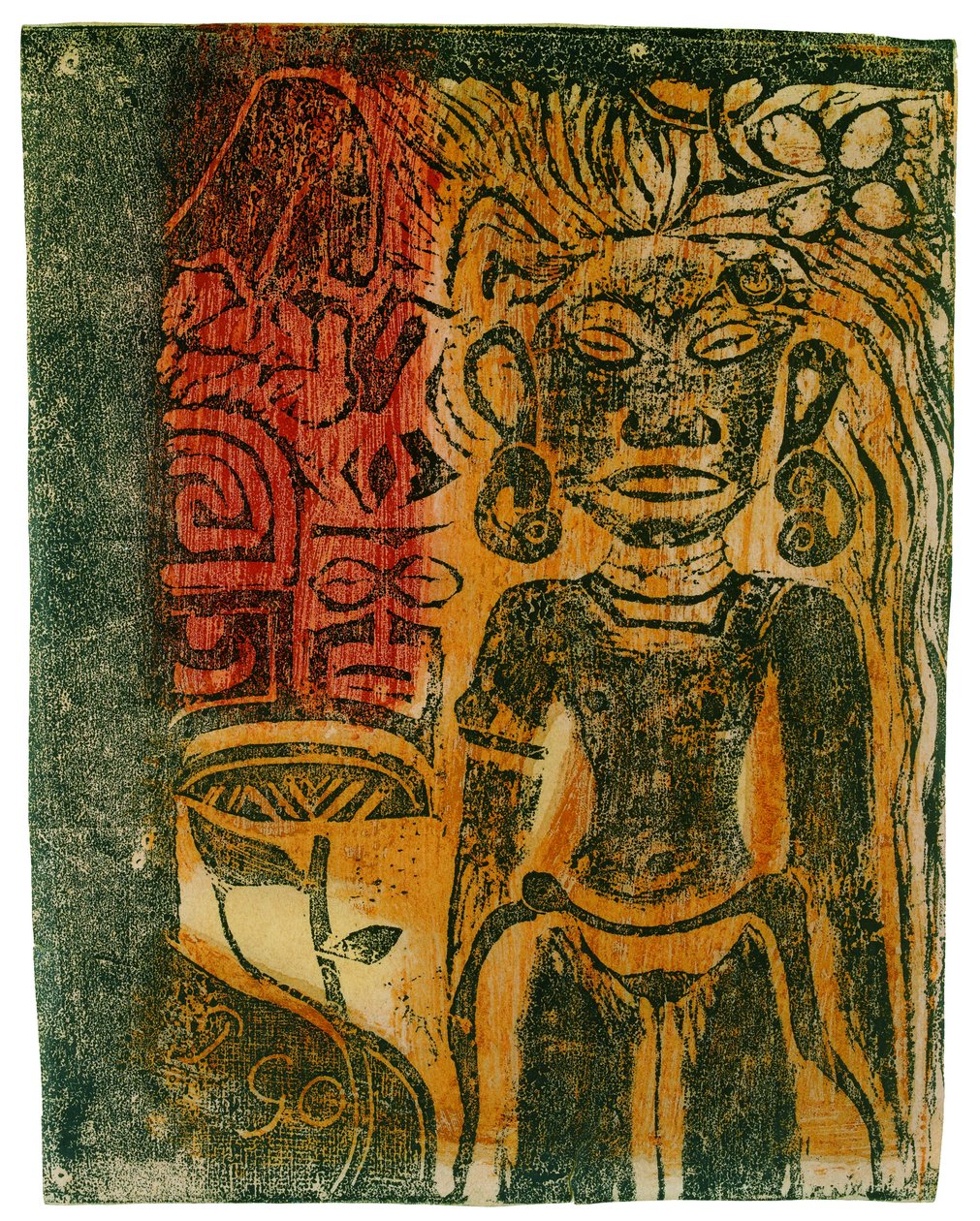 Tahitian Idol by Paul Gauguin
