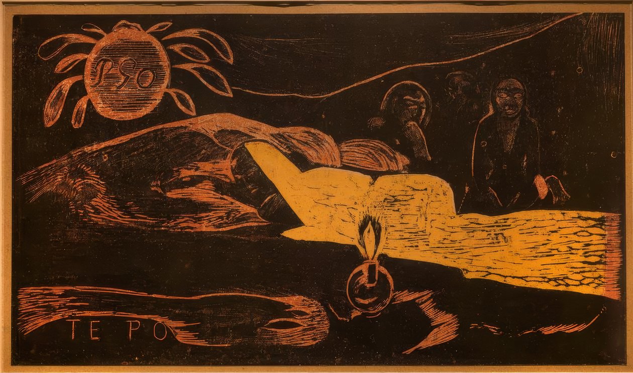 Te Po (The Great Night) by Paul Gauguin