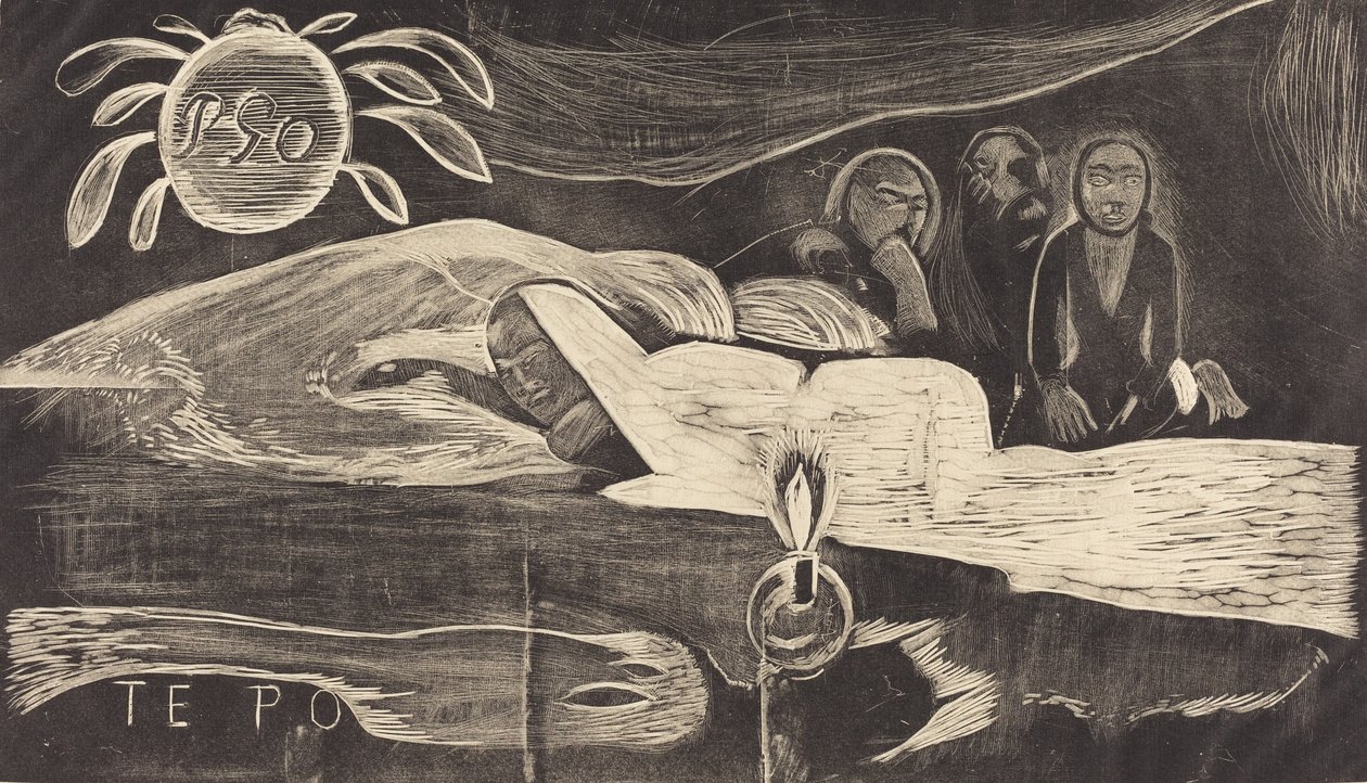 The Long Night by Paul Gauguin