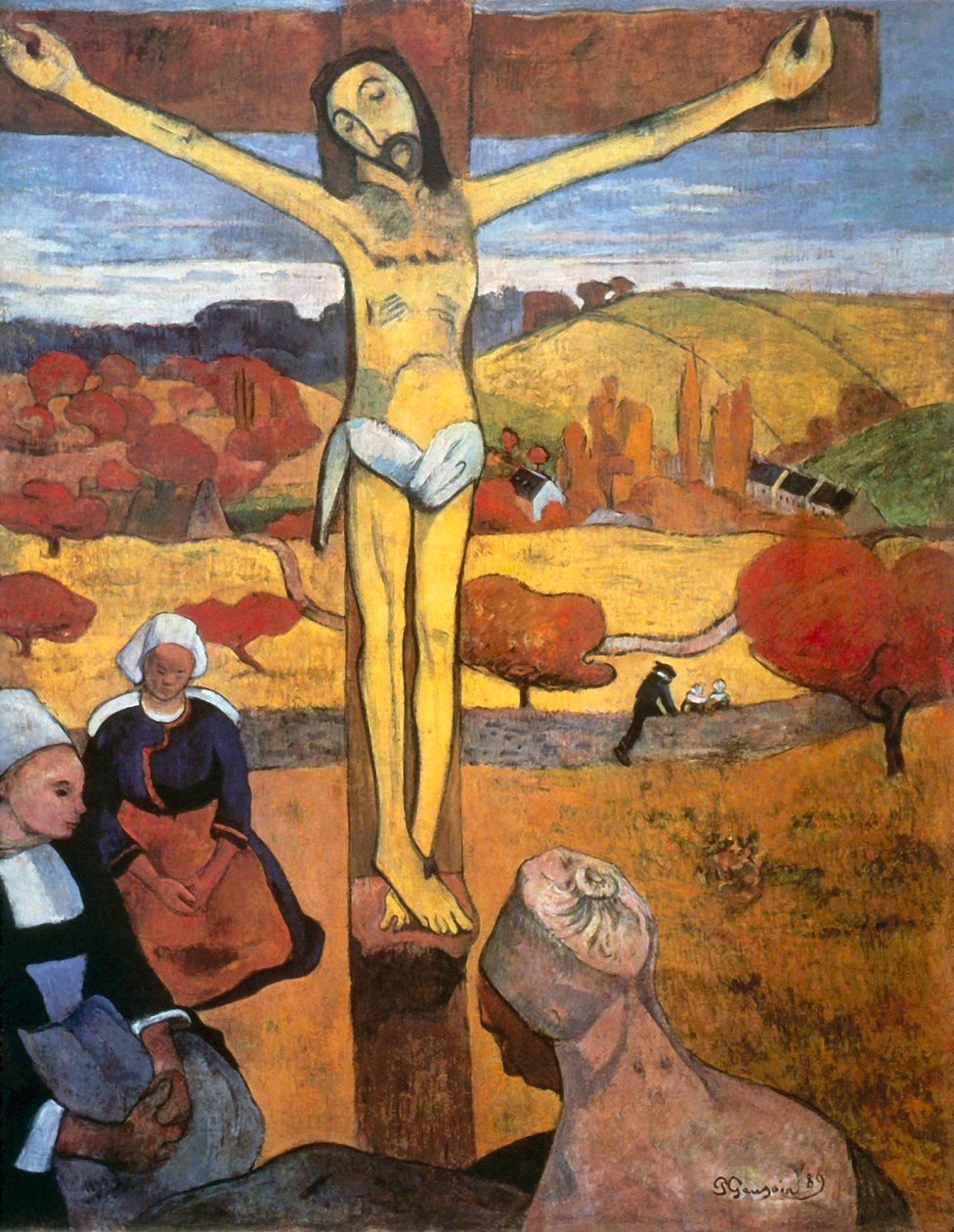 The Yellow Christ by Paul Gauguin