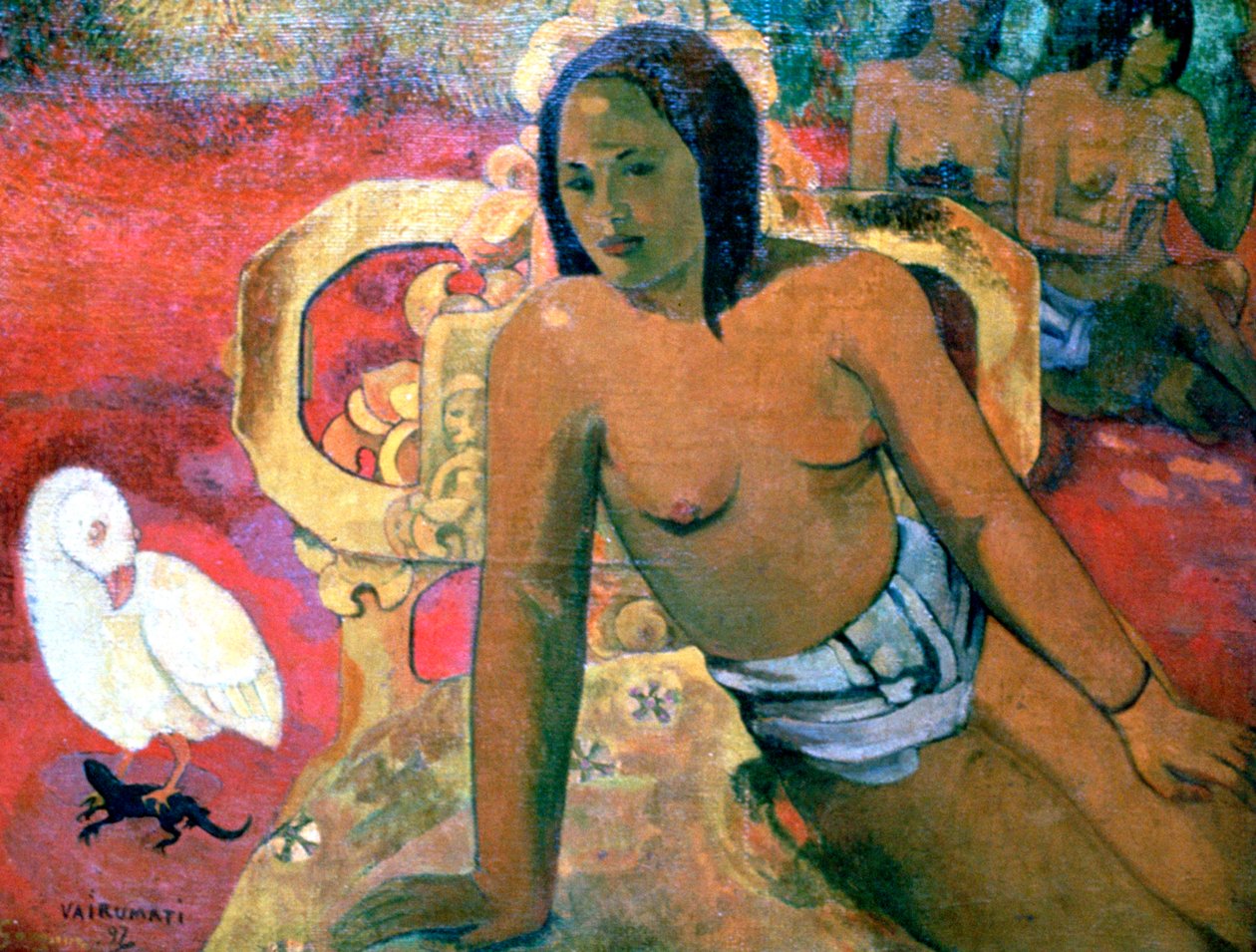 Vairumati, 1896 by Paul Gauguin