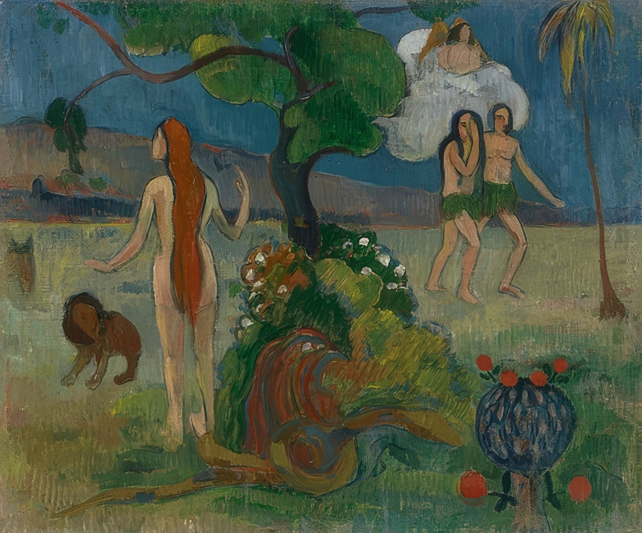 Lost Paradise (?). Around 1890 by Paul Gauguin