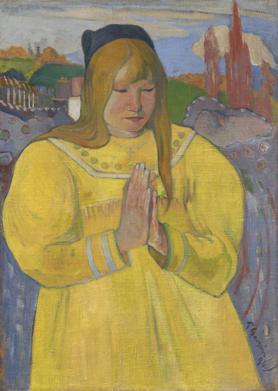Young Christian Girl by Paul Gauguin