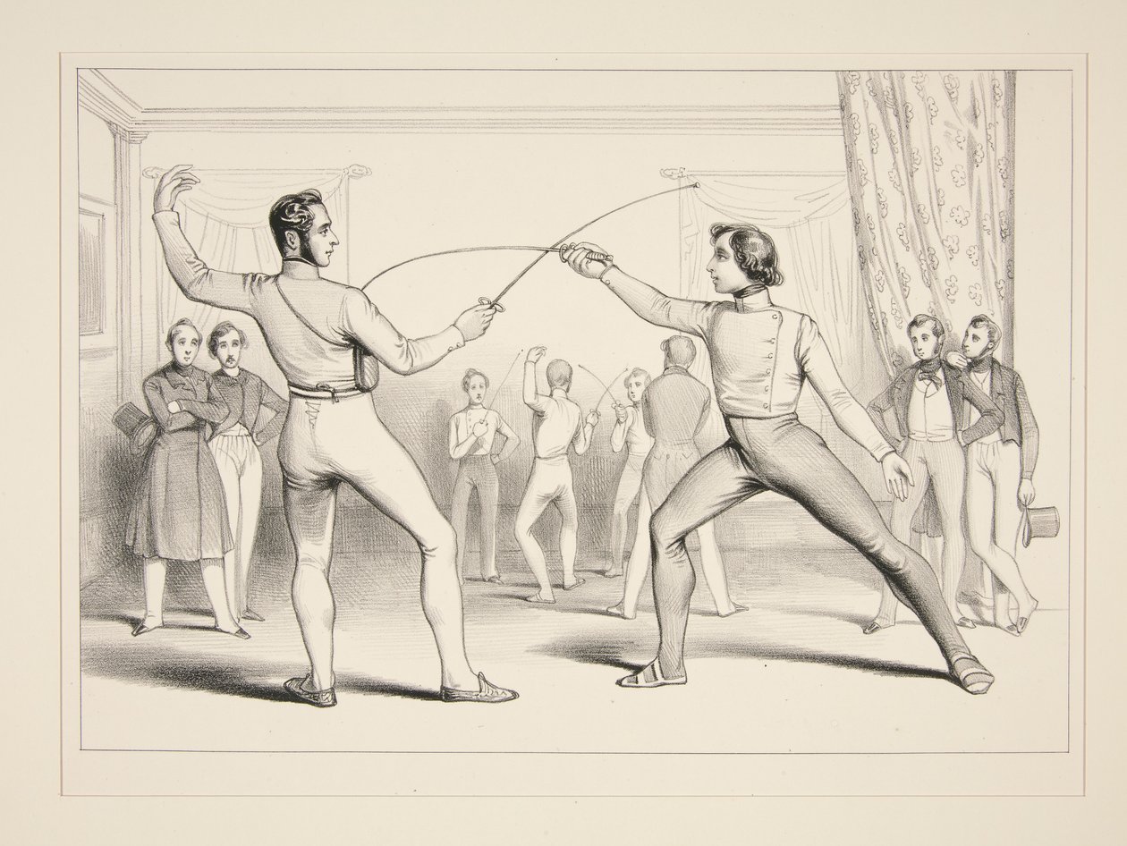 Lesson by Paul Gavarni