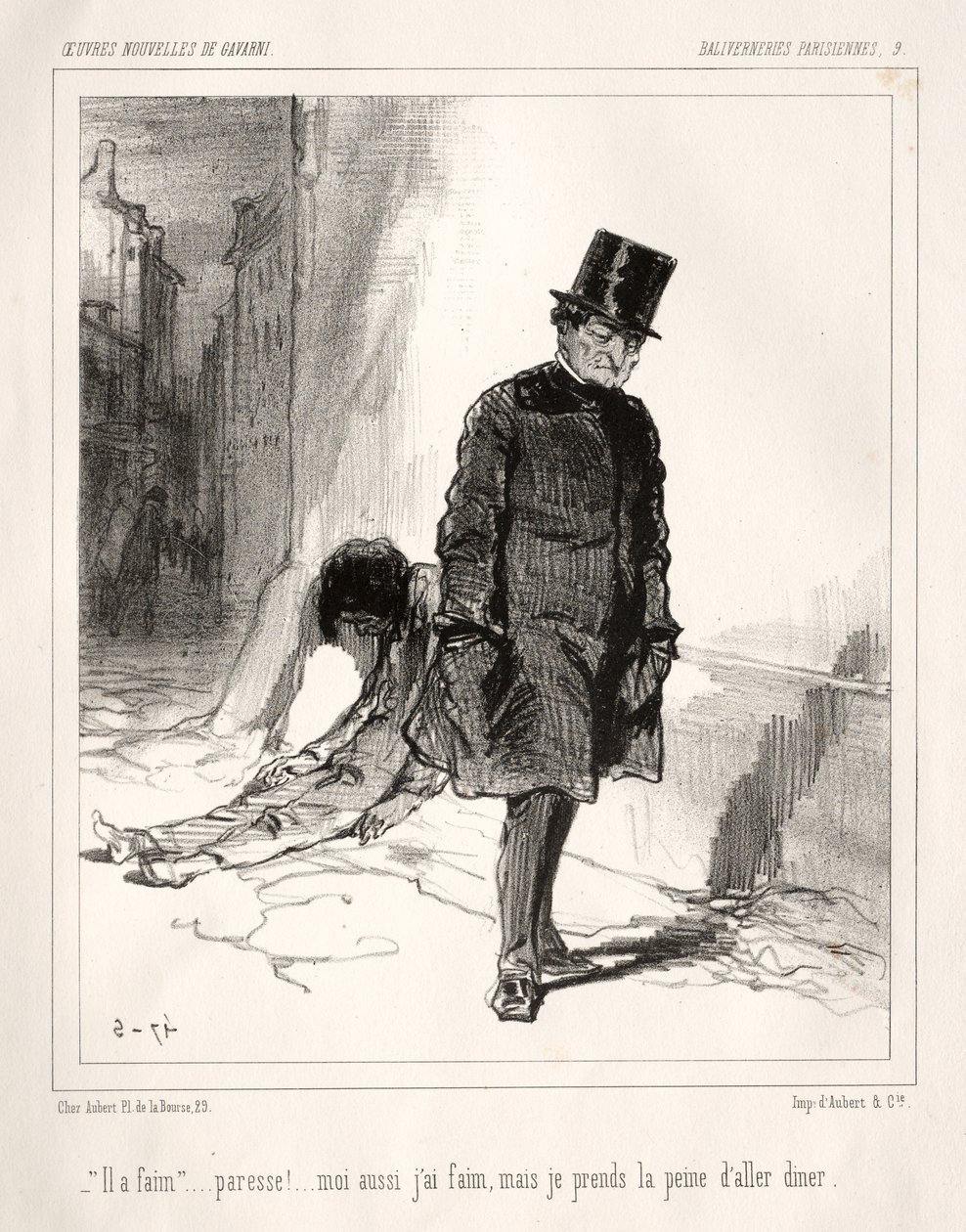 Parisian Nonsense by Paul Gavarni