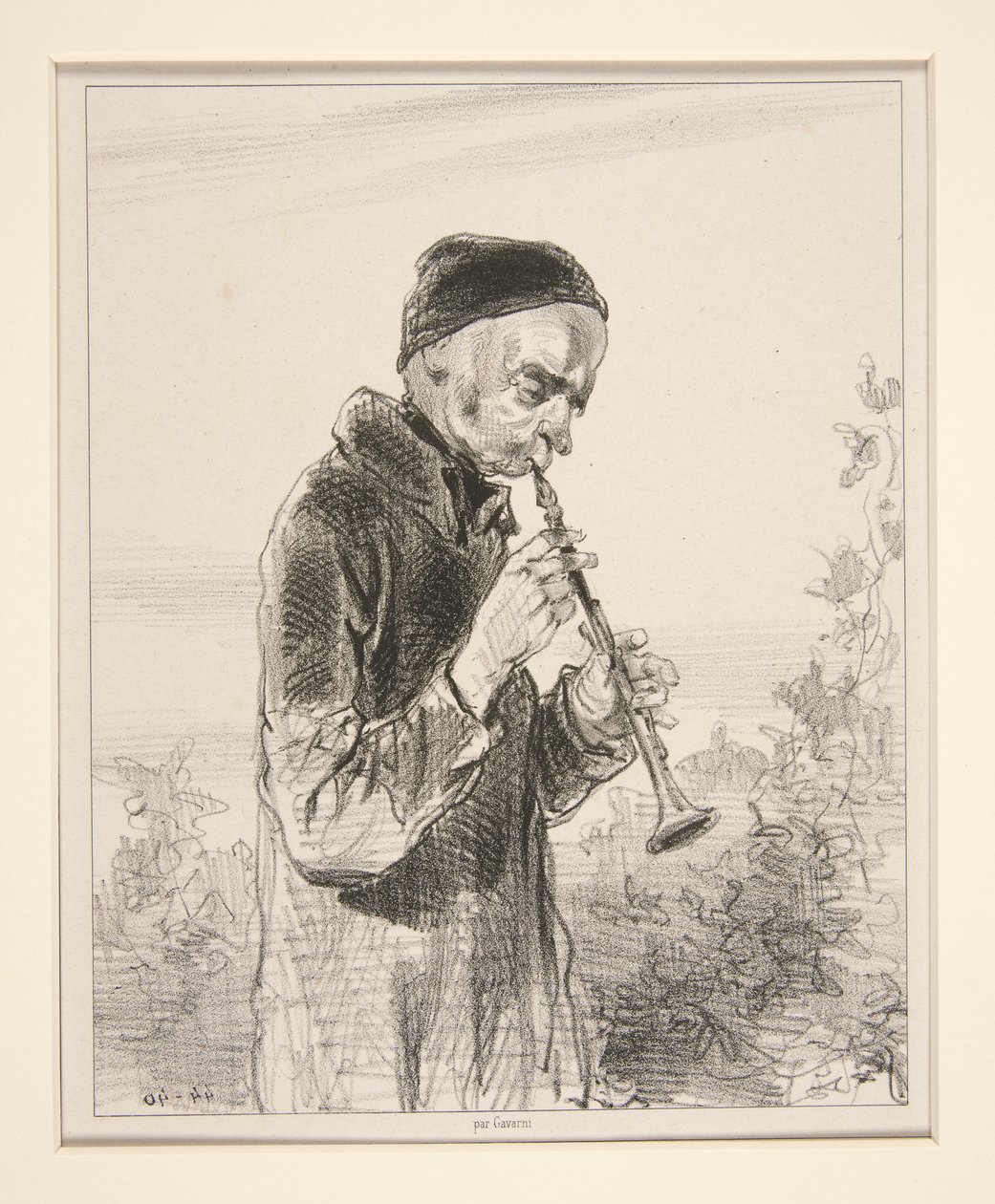 Clarinet by Paul Gavarni