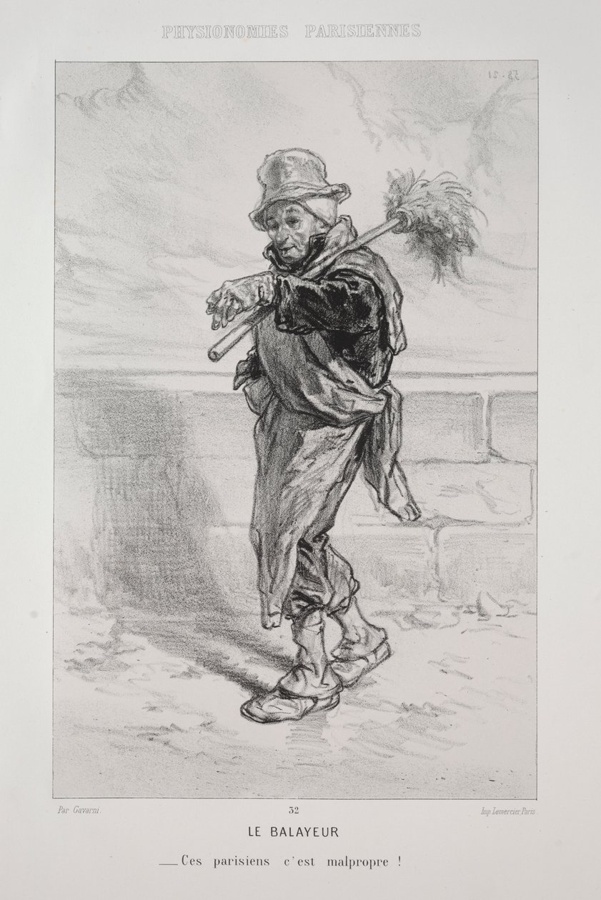 The Sweeper by Paul Gavarni