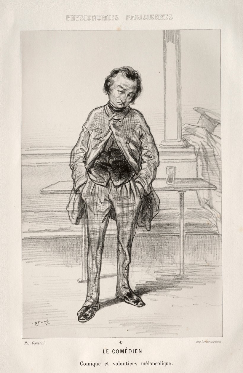 The Comedian by Paul Gavarni