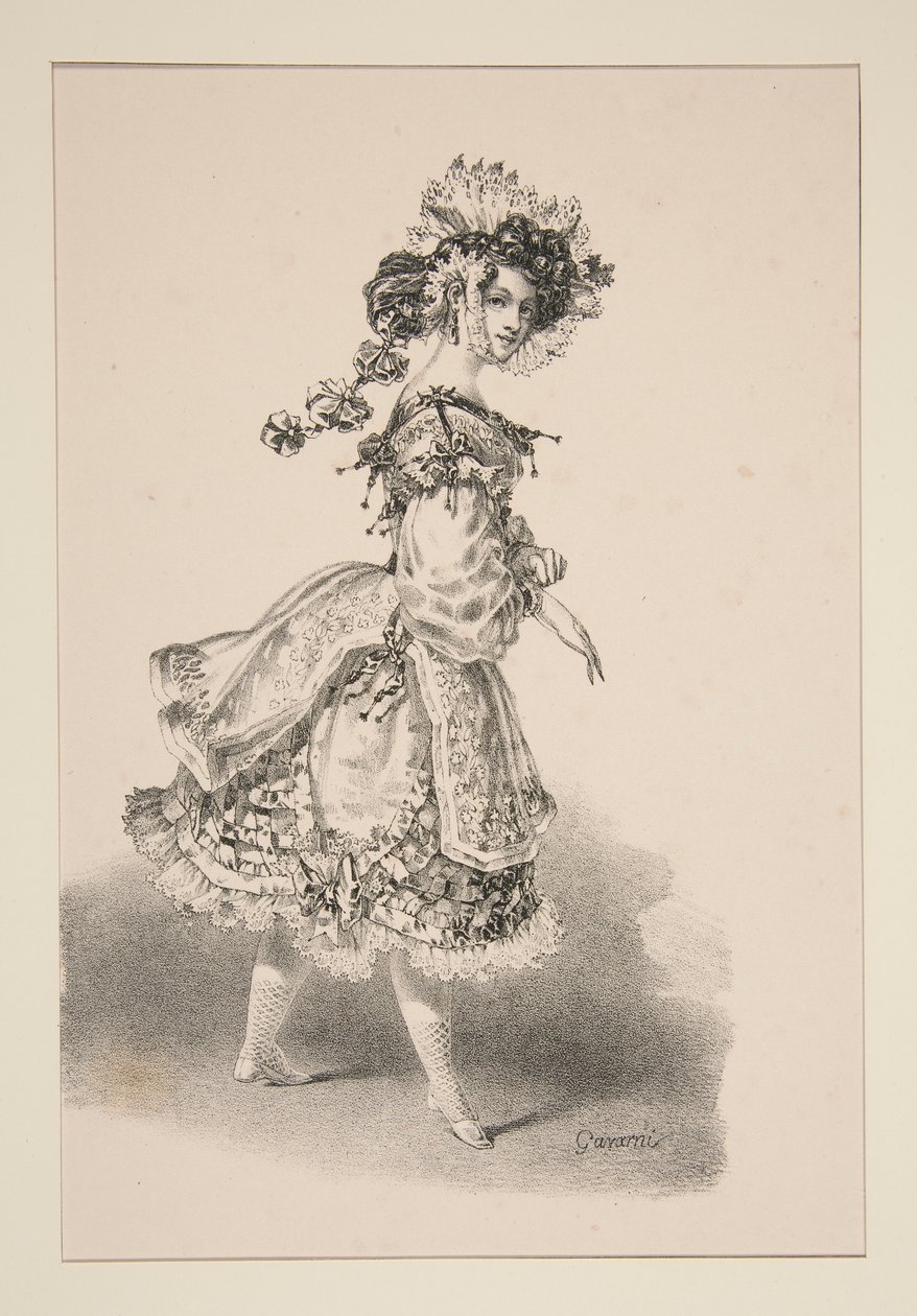 Soubrette by Paul Gavarni