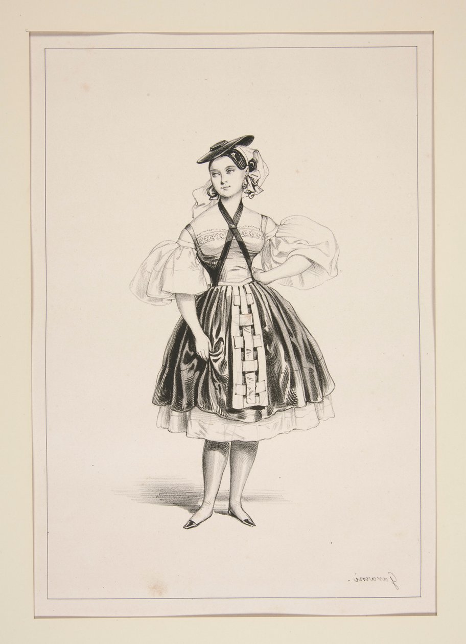 Tyrolienne by Paul Gavarni