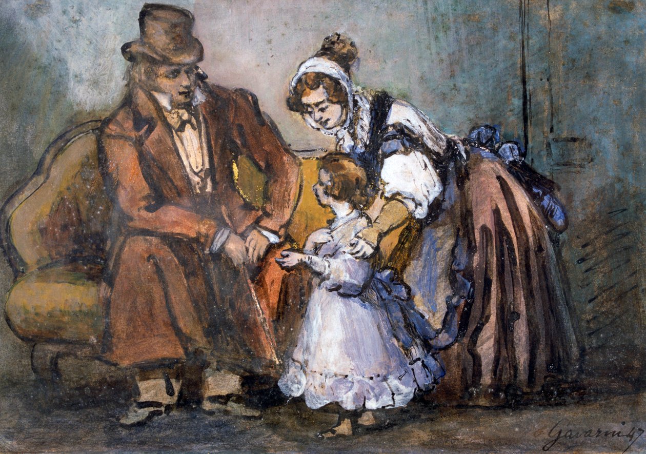 The Happy Family by Paul Gavarni