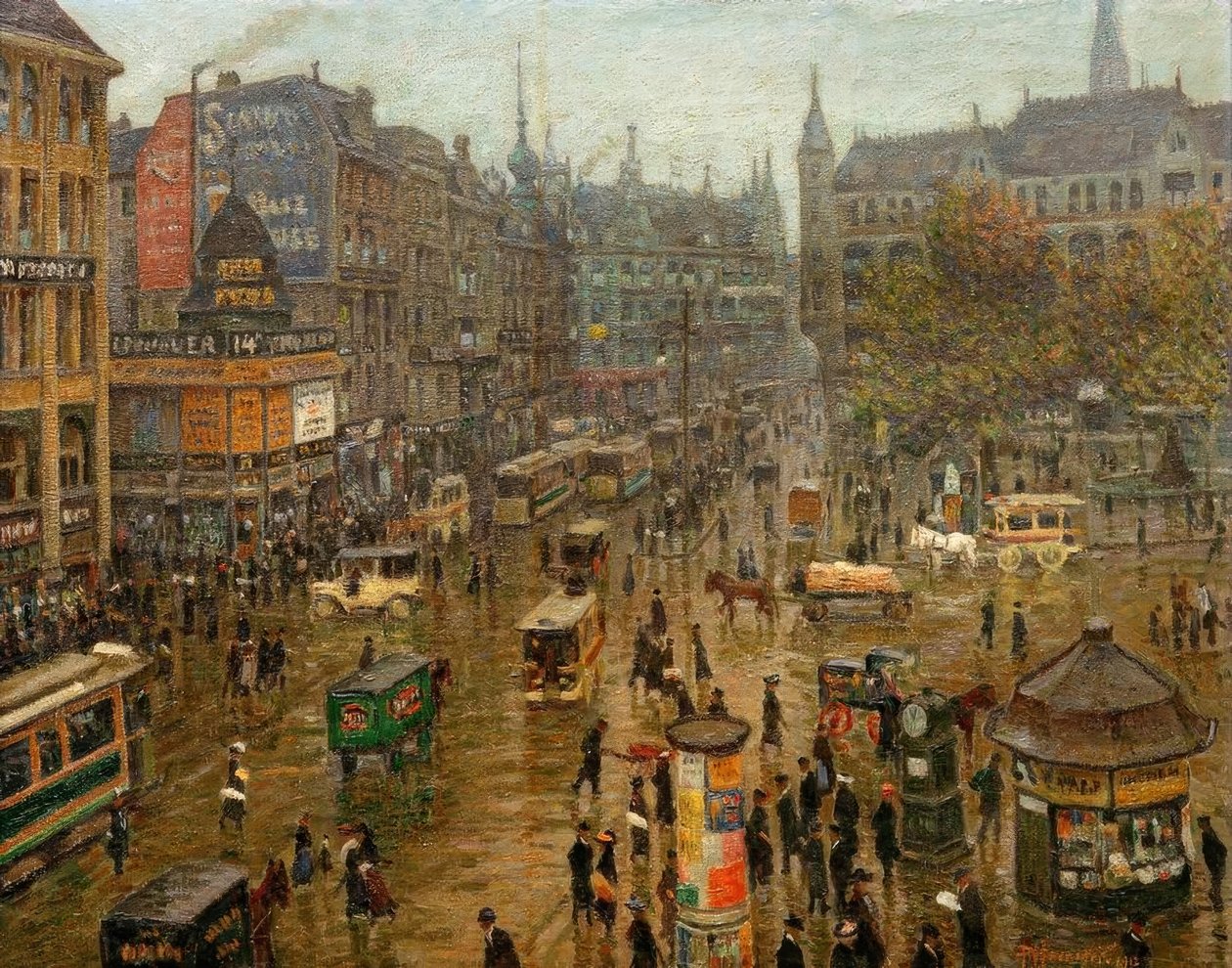 The Spittelmarkt by Paul Höniger