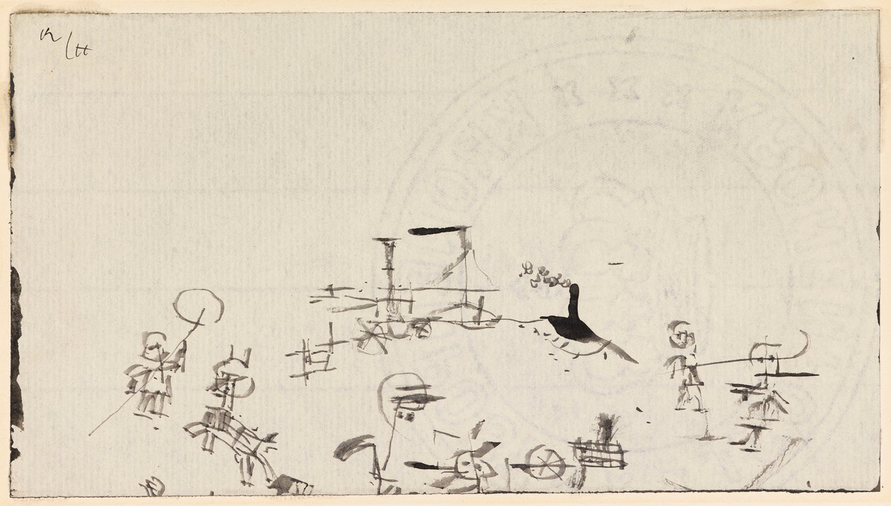 Busy Beach, 1926 by Paul Klee