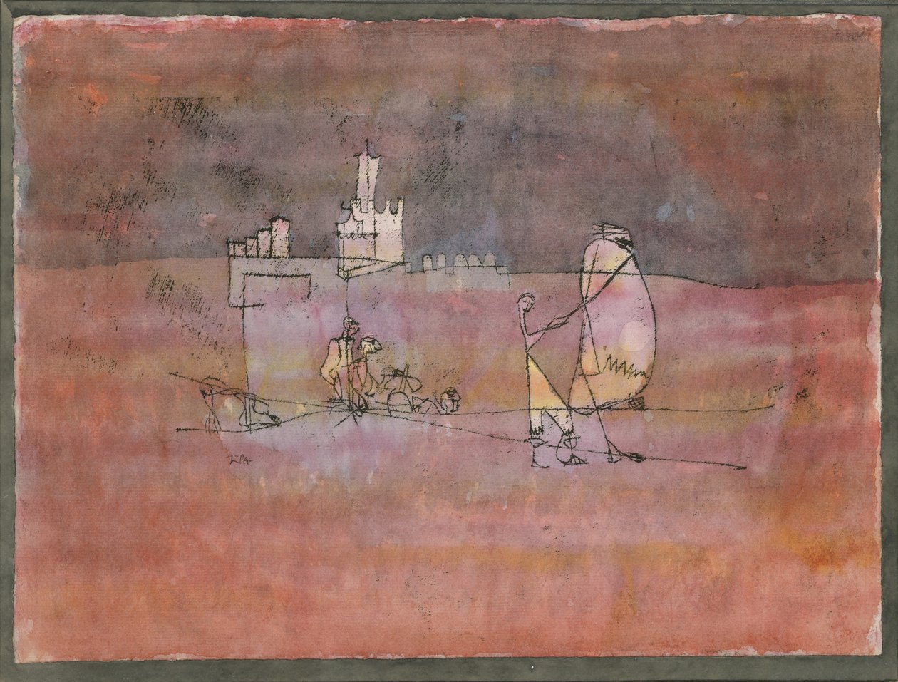 Episode Before an Arab Town by Paul Klee