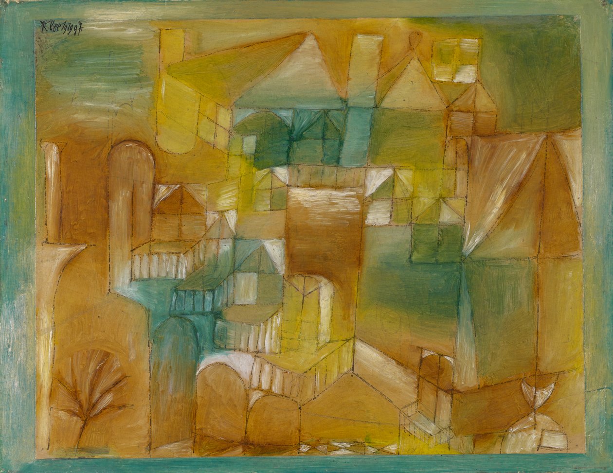 Façade Brown-Green by Paul Klee