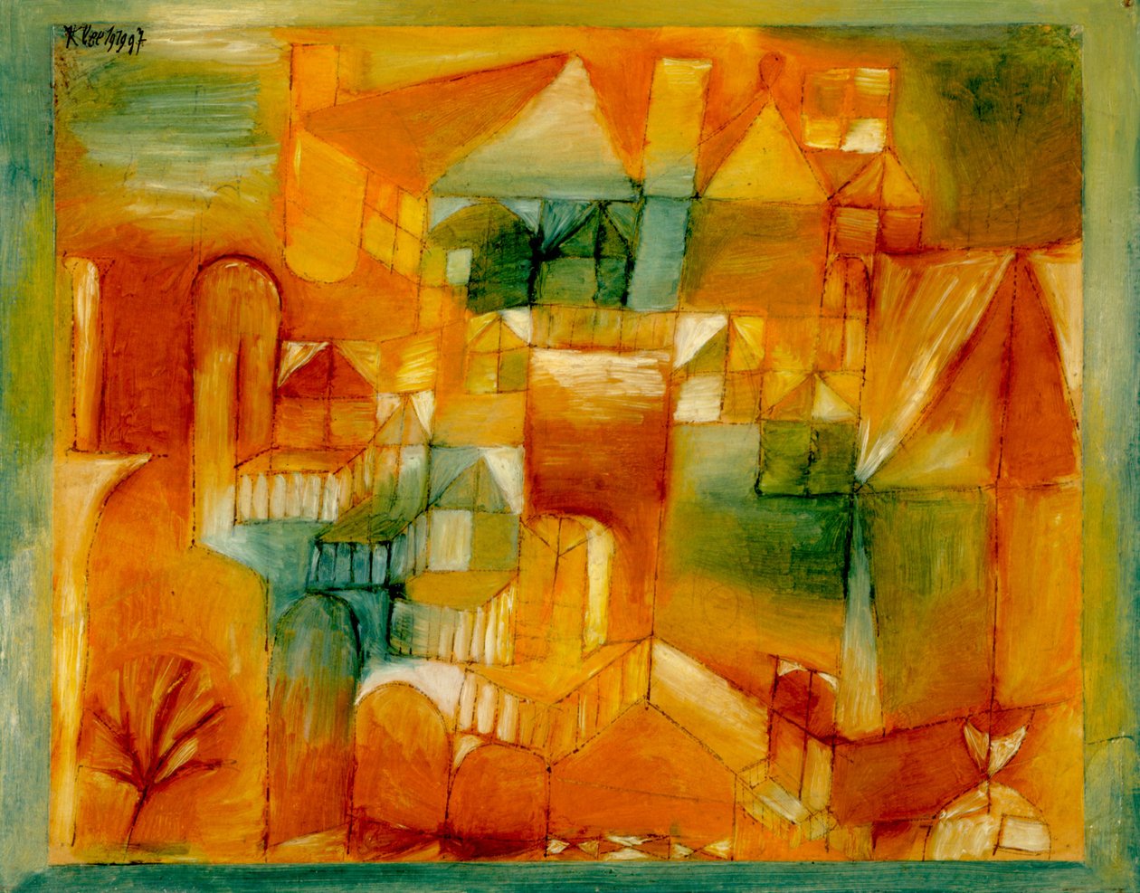 Façade Brown-Green by Paul Klee